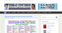 Desktop Screenshot of ferrazconcursos.com.br